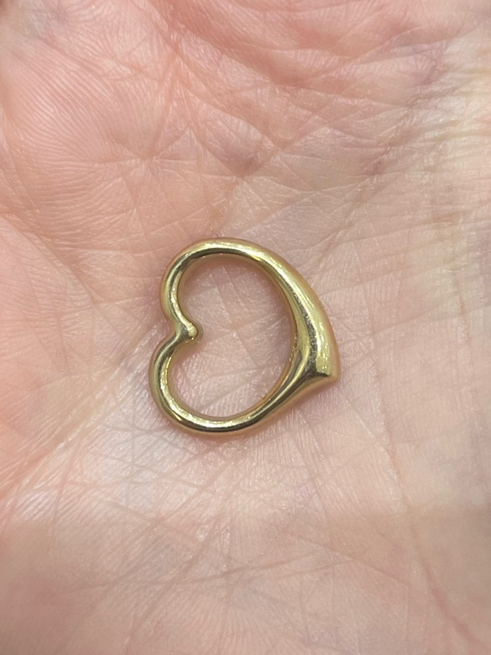 SOLD - 10K Gold Pendant Heart